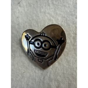 Minions: The Rise of Gru Variety Movie Gold Heart Lapel Hat Pin 2022